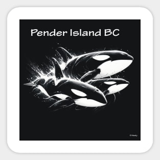 Pender Island . Sticker